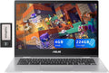 ASUS Chromebook CX1 14" FHD Laptop, Intel Celeron N4500, 4GB RAM, 224GB Storage (64GB eMMC+160GB Docking Station Set), Intel UHD Graphics, 720p Wecam, WiFi 6, Chrome OS, Silver