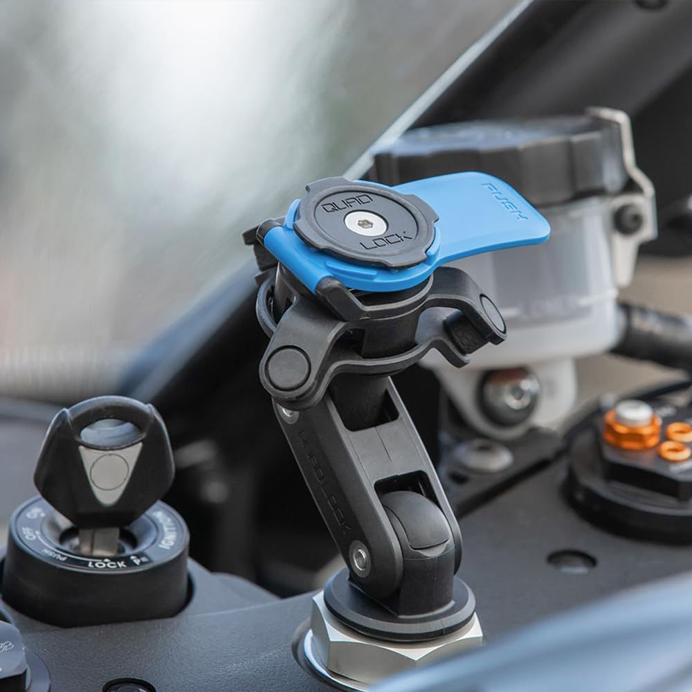 Quad Lock Motorcycle Handlebar Mount Kit with Vibration Dampener and MAG Phone Case for Google Pixel 7a