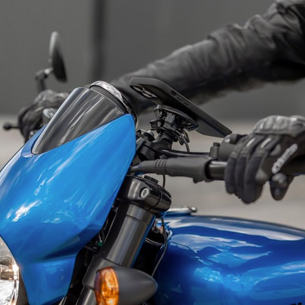 Quad Lock Motorcycle Handlebar Mount PRO Kit with Vibration Dampener and MAG Phone Case for iPhone 15
