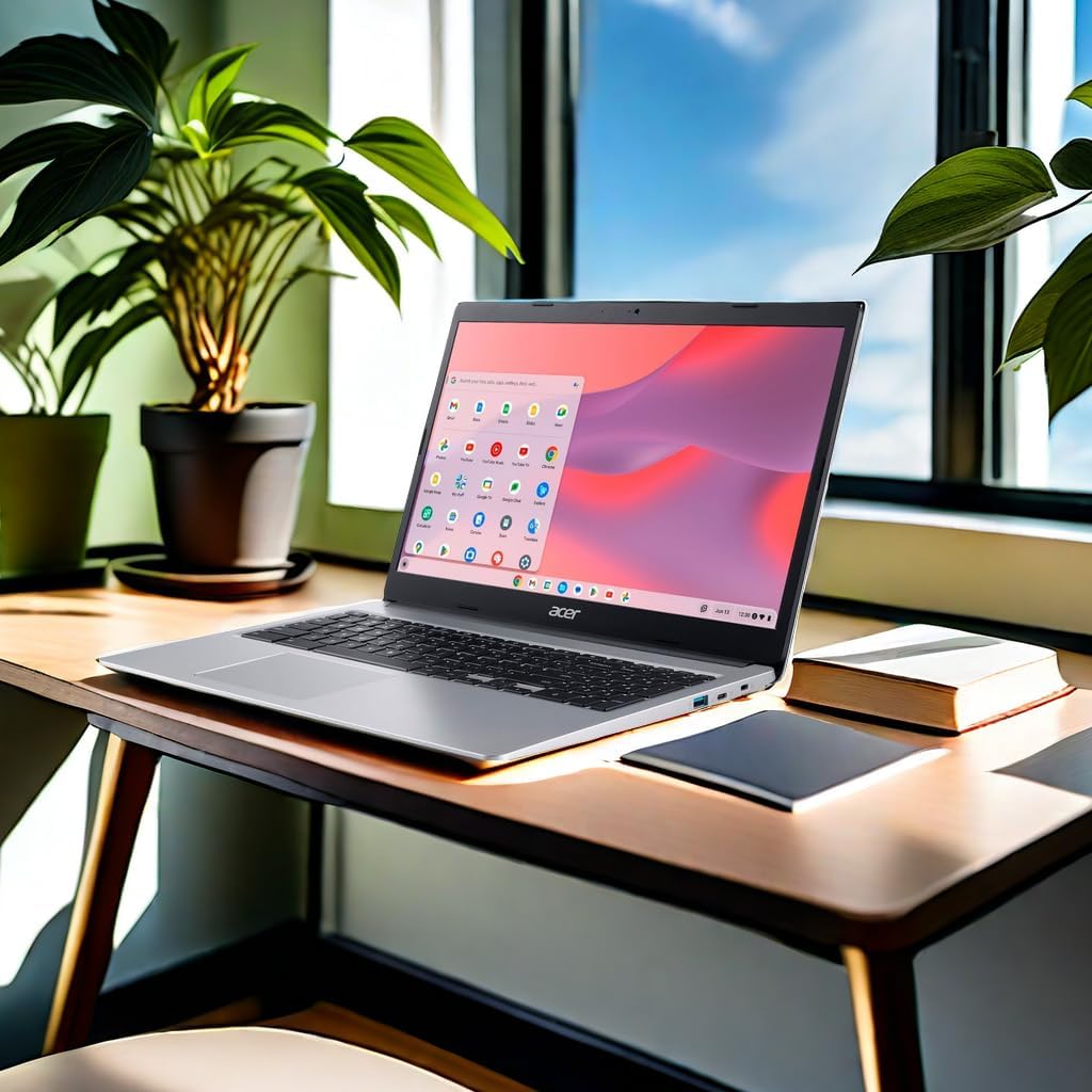 acer 315 Chromebook Laptop for Student & Business - 15.6" HD Display, Intel Celeron Dual-Core Processor, 4GB RAM, 64GB eMMC Laptop, Up to 12.5 Hours Long Battery Life, Wi-Fi, Bluetooth, Chrome OS