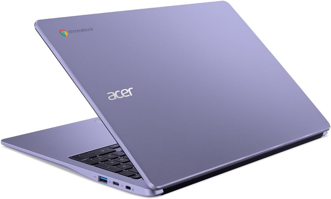 Acer Chromebook Flagship Laptop Computer Light, 15.6" FHD Display, DualCore Intel Celeron N4500, 4GB RAM, 128GB Storage (64GB eMMC+64GB Card), Wi-Fi 6, 10+ Hrs, Chrome OS +HubxcelAccessory Purple