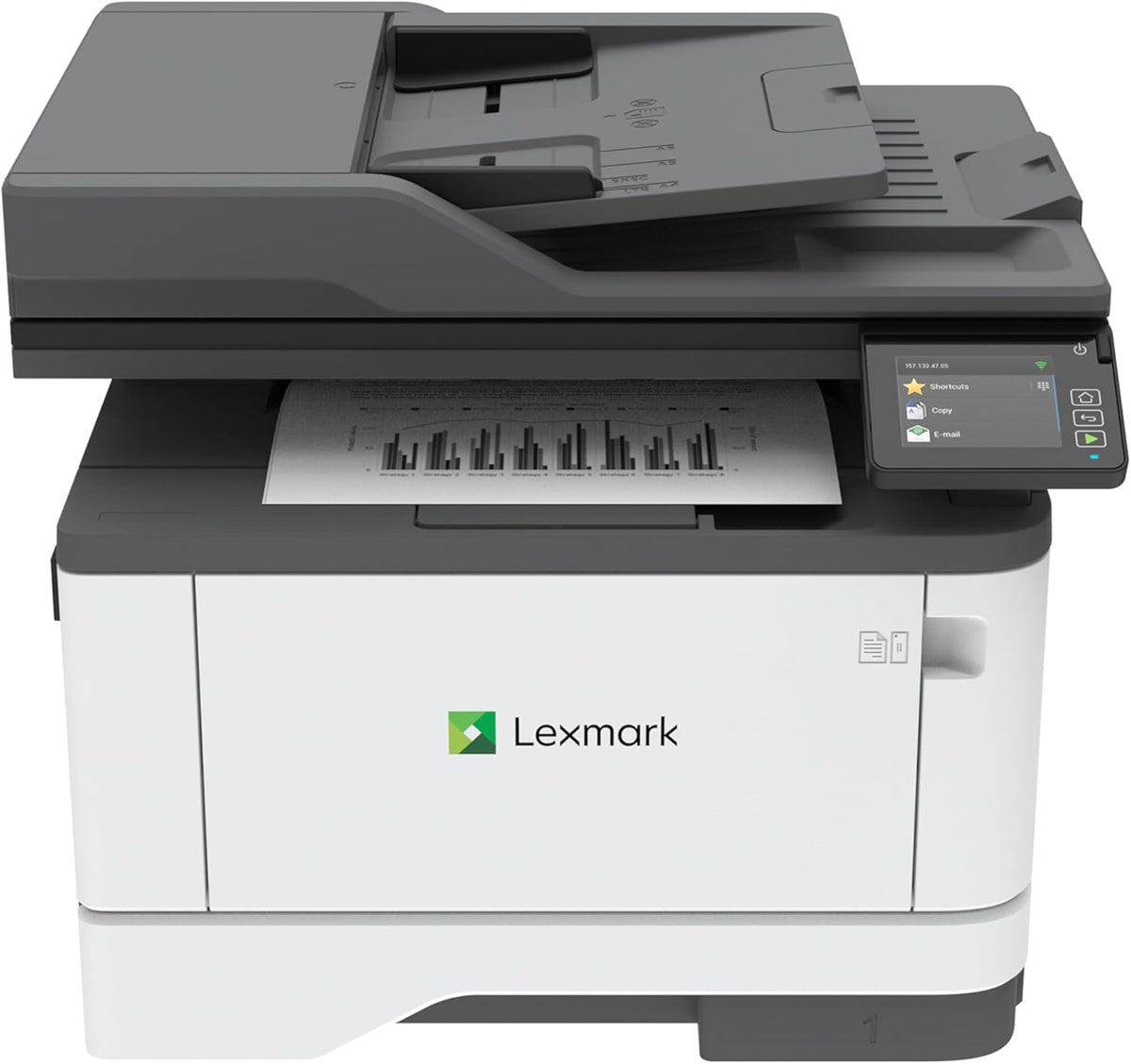 Lexmark MX431adw Laser Monochrome MFP Printer with Touchscreen, Copier Scanner Printer, Automatic Two-Sided Scanning, Wireless, Analog fax (29S0500)