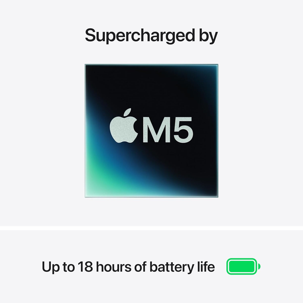 Apple 2026 MacBook Air 13-inch Laptop with M5 chip: Built for AI, 13.6-inch Liquid Retina Display, 16GB Unified Memory, 512GB SSD, 12MP Center Stage Camera, Touch ID, Wi-Fi 7; Starlight