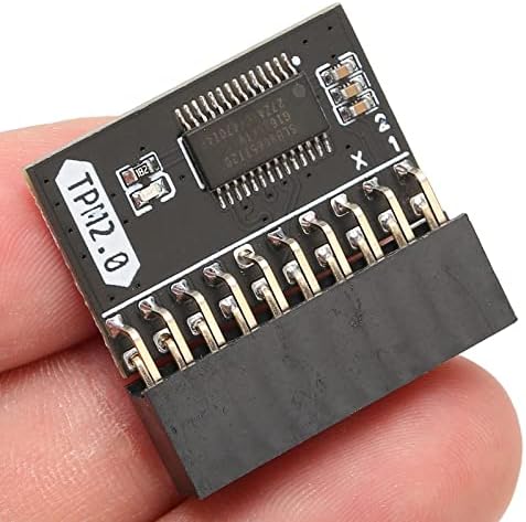 TPM2.0 Encryption Security Module, GA 20-1 Pin 2 * 10P TPM Remote Card Encryption Security Board, Compatible with 2.0 System, for for