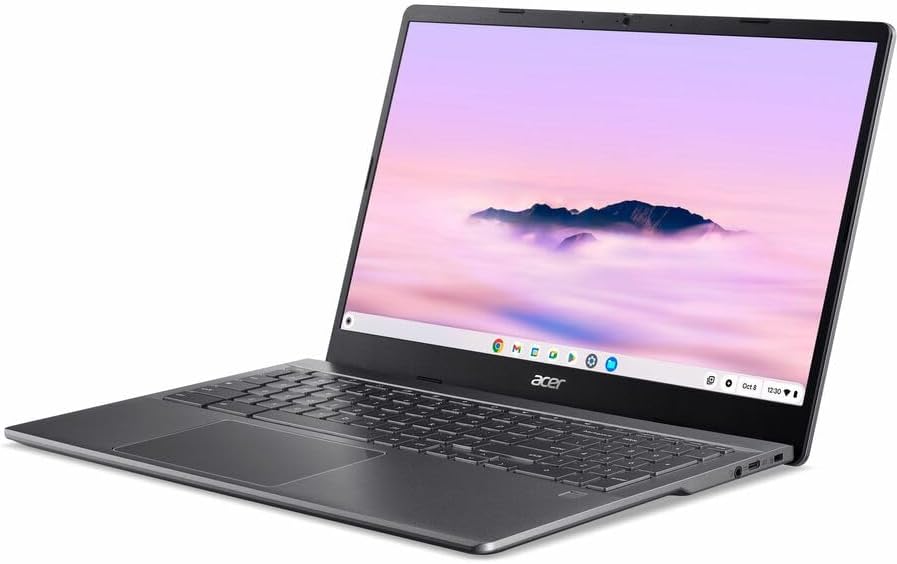 Acer Chromebook Plus 515 CBE595-2T CBE595-2T-58CT 15.6" Touchscreen Chromebook - Full HD - 60 Hz - Intel Core 5 120U - 16 GB - 256 GB SSD - English (US) Keyboard - Iron