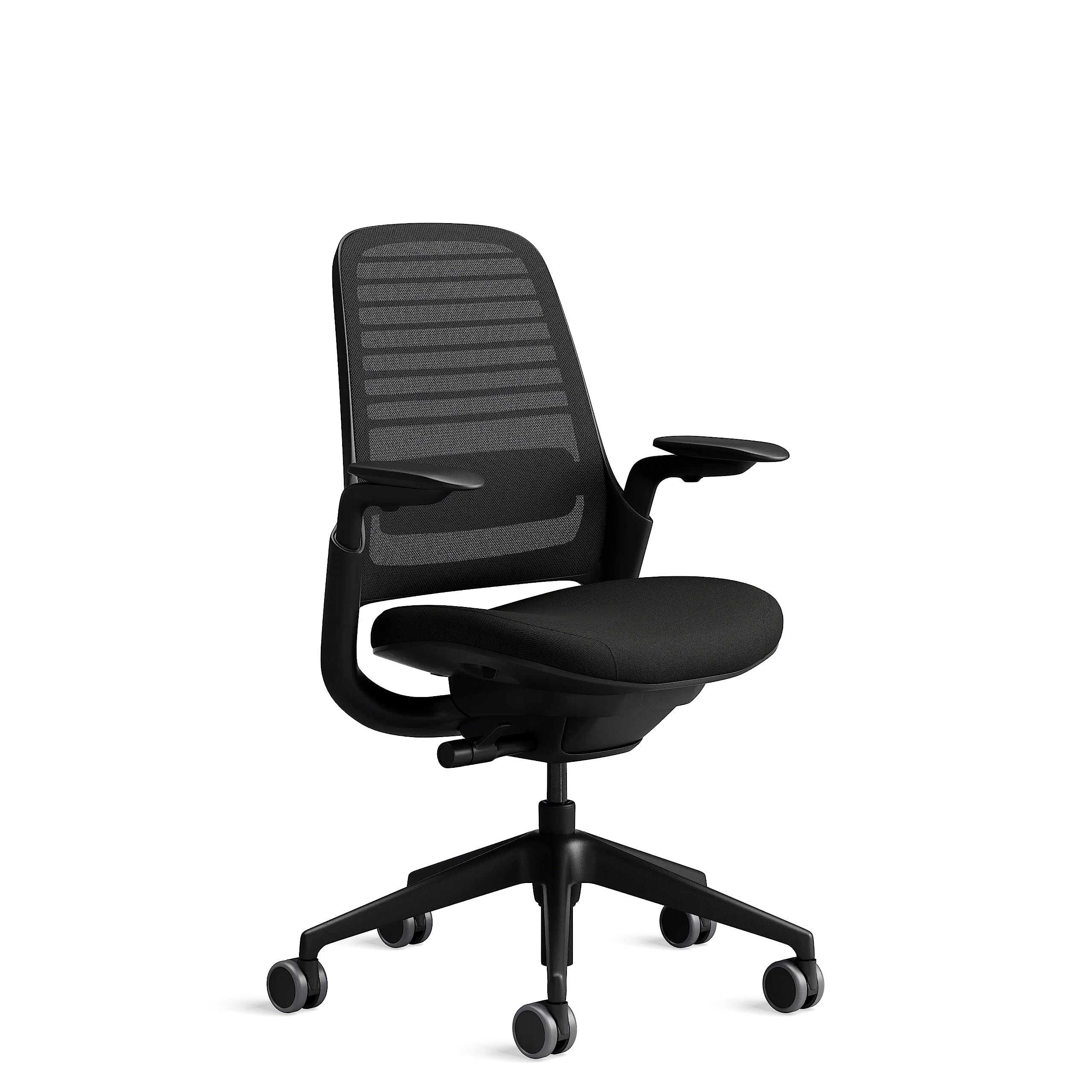 Steelcase Series 1 Bürostuhl, Mesh-Rückenlehne, Ergonomisch, Lordosenstütze, Truffle