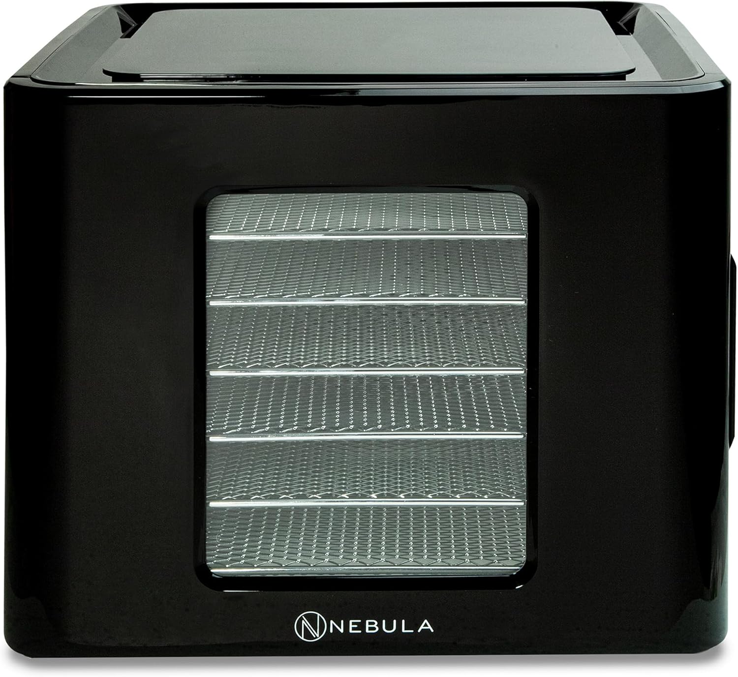Nebula Lebensmittel Dörrgerät Mit 6 Edelstahlschalen | LED-Touch-Control-Design, Einstellbare Digitale Temperatur 35-70 °C & 48-Stunden-Timer | 400W | Dörrgerät Für Obst, Gemüse, Fleisch Und Mehro