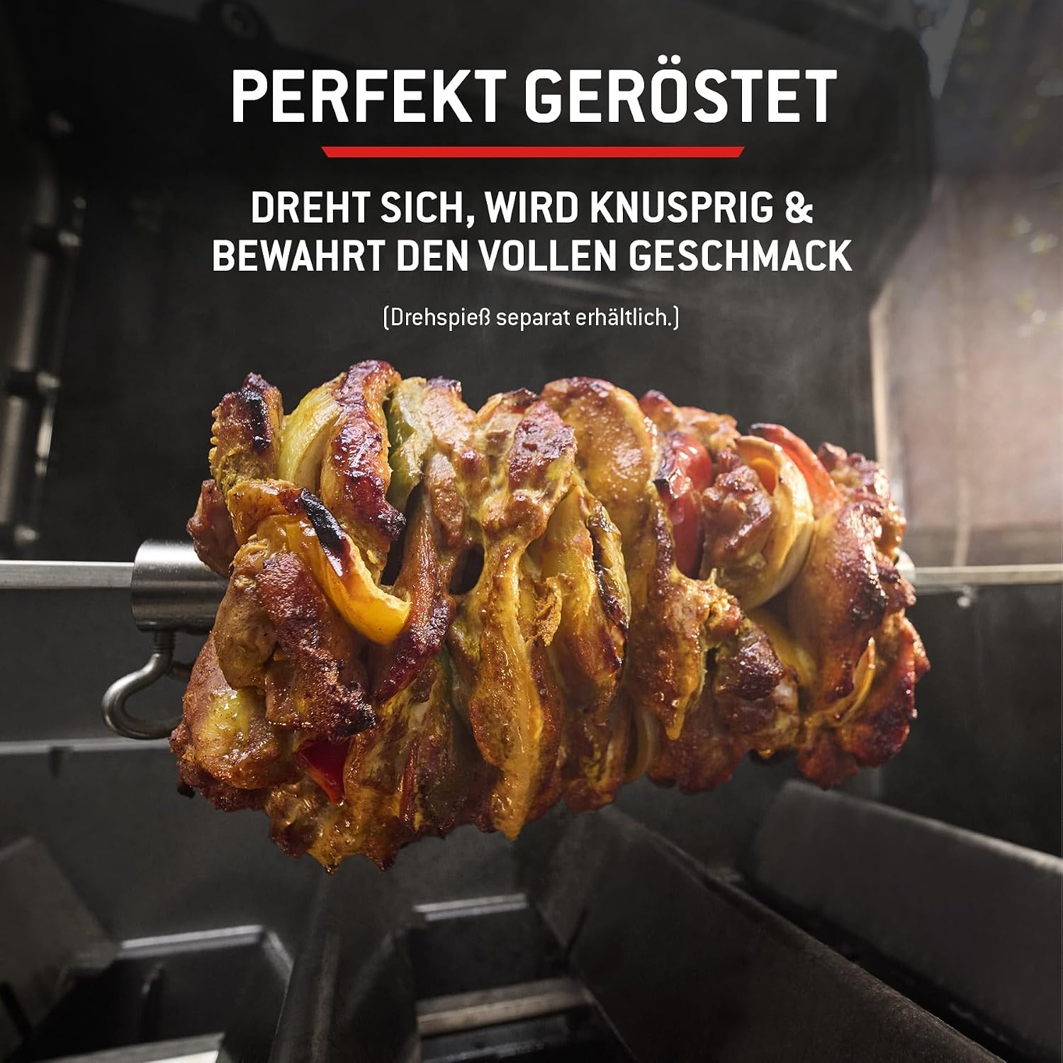 Weber Spirit E-310 Gasgrill 2025, 3 Brenner, 2346 cm², Gusseisen, Snap-Jet Zündung, Schwarz