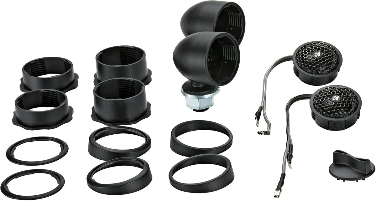 KICKER 51KSS6504 KS-Series 6.5" Component System with 1" tweeters, 4-Ohm, Pair