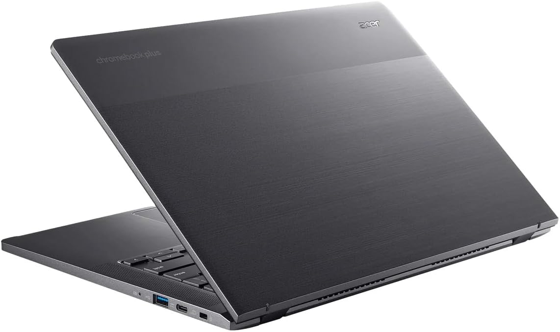 acer Chromebook Plus 514 Laptop with Google AI, Intel 8-Core i3-N305, 8 GB LPDDR5, 512 GB SSD, 14" FHD 1920 x 1080 IPS Touch Screen, Wi-Fi 6E, 1080P Webcam, Chrome OS, 1080p Webcam, Long Battery Life