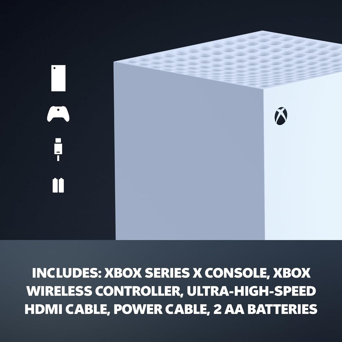 Xbox Series X - All Digital Gaming Console - 1TB SSD - Includes Wireless Controller - 4K Gaming - 120FPS - Robot White