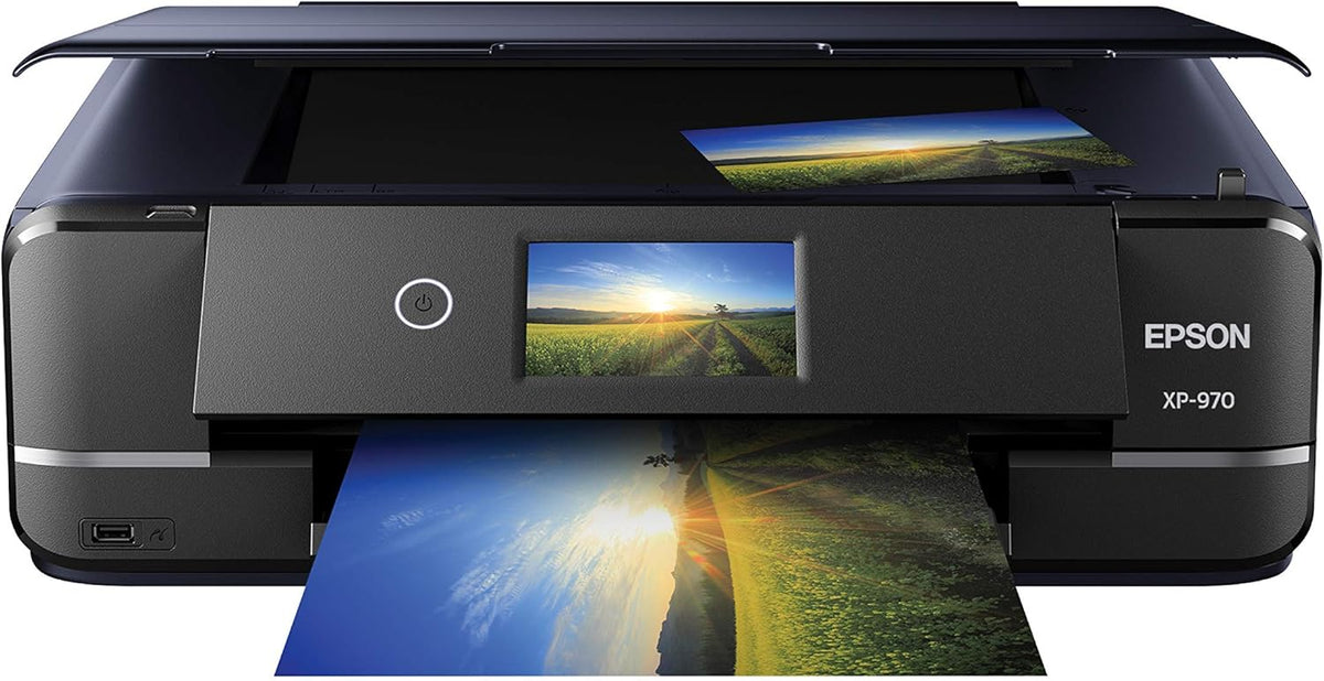 Epson Expression Photo XP-970 Wireless Color Photo Printer with Scanner and Copier - Black