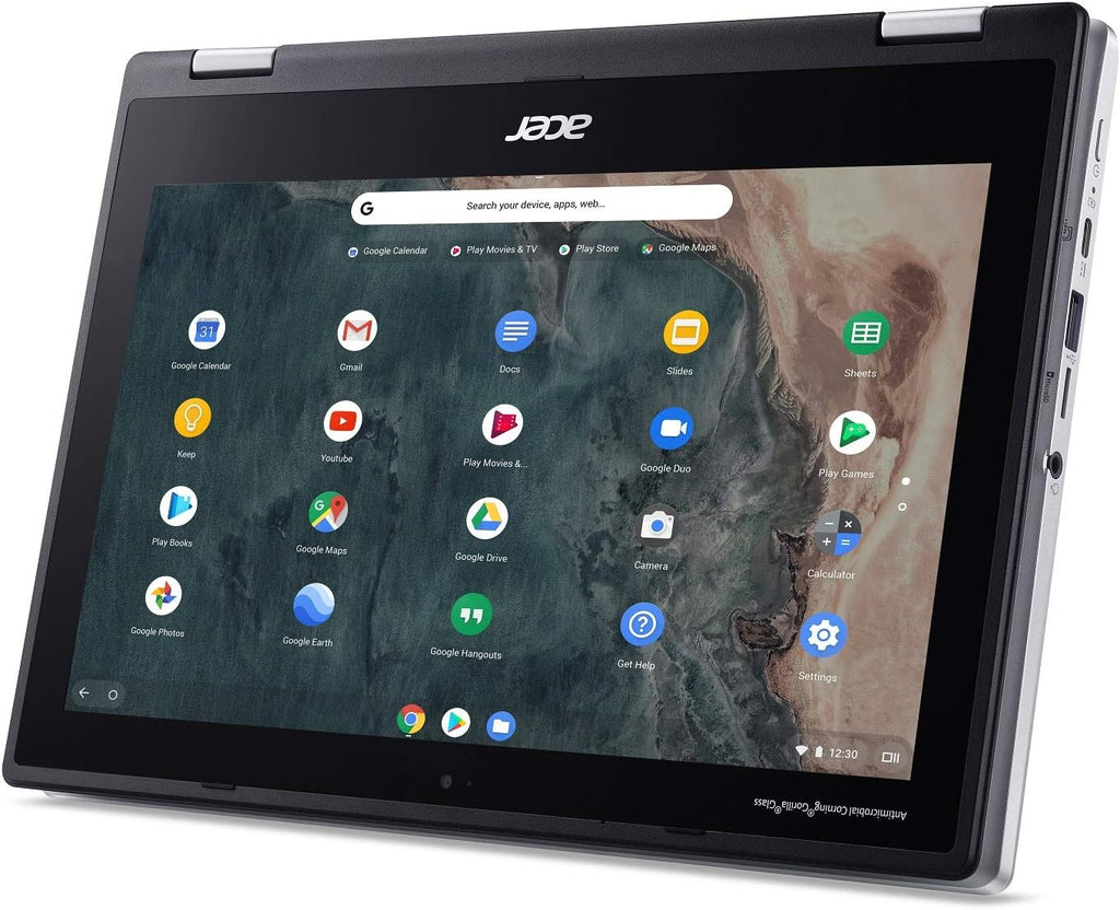 acer Chromebook Spin 311 Convertible Laptop | Intel Celeron N4000 | 11.6" HD Touch Corning Gorilla Glass Display | 4GB LPDDR4 | 64GB eMMC | Intel 802.11ac Gigabit WiFi 5 | Chrome OS | CP311-2H-C7QD