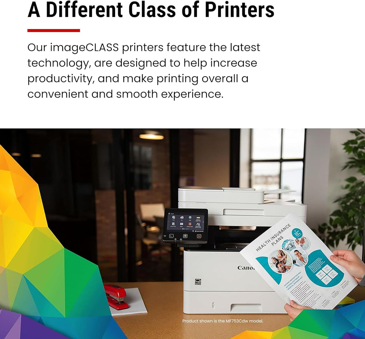 Canon Color imageCLASS LBP646Cdw Wireless Laser Single-Function Printer for Duplex Printing, White - 26 PPM Home Office, Small Office Printer