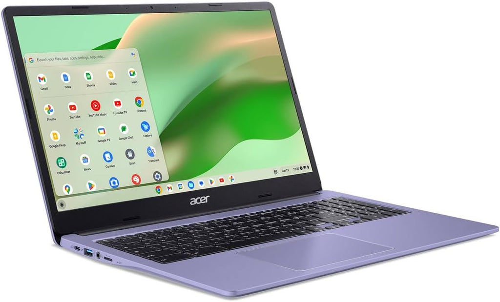 Acer Chromebook Flagship Laptop Computer Light, 15.6" FHD Display, DualCore Intel Celeron N4500, 4GB RAM, 128GB Storage (64GB eMMC+64GB Card), Wi-Fi 6, 10+ Hrs, Chrome OS +HubxcelAccessory Purple