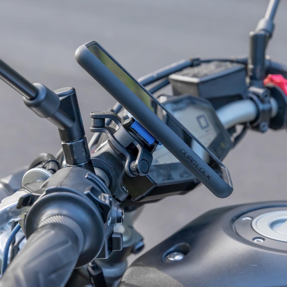 Quad Lock Motorcycle Handlebar Mount Kit with Vibration Dampener and MAG Phone Case for Google Pixel 7a