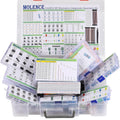 5162pcs DIY Electronics Components Kit Assortment, Resistors, Inductors, Capacitors, LED, Triode, ICS, Diodes, PCB, Potentiometer, Pin Header, Jumper Wire, Terminals, Tactswitch