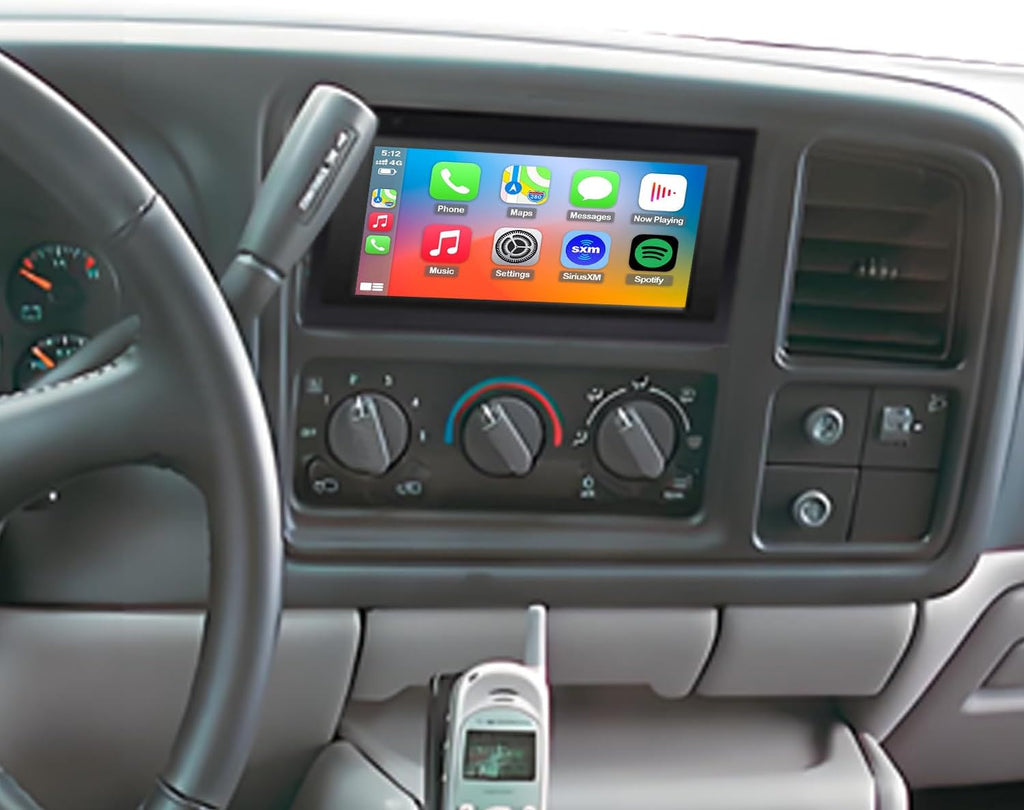 QLED Radio for Chevy GMC Buick Cadillac 1995 1996 1997 1998 1999 2000 2001 2002,8 core Touch Screen Stereo Upgrade,Wireless carplay & Android Auto,Free Backup Camera
