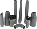 9pcs Vacuum Cleaner Attachment Accessories Nozzles Brushes Tubes Connectors Fit most vacuum cleaners with 32mm and 35mm inner diameter, Nine attachments for different purposes