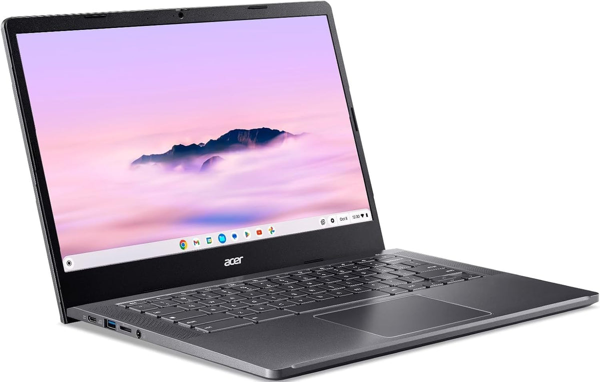acer Chromebook Plus 514 Laptop with Google AI, Intel 8-Core i3-N305, 8 GB LPDDR5, 512 GB SSD, 14" FHD 1920 x 1080 IPS Touch Screen, Wi-Fi 6E, 1080P Webcam, Chrome OS, 1080p Webcam, Long Battery Life