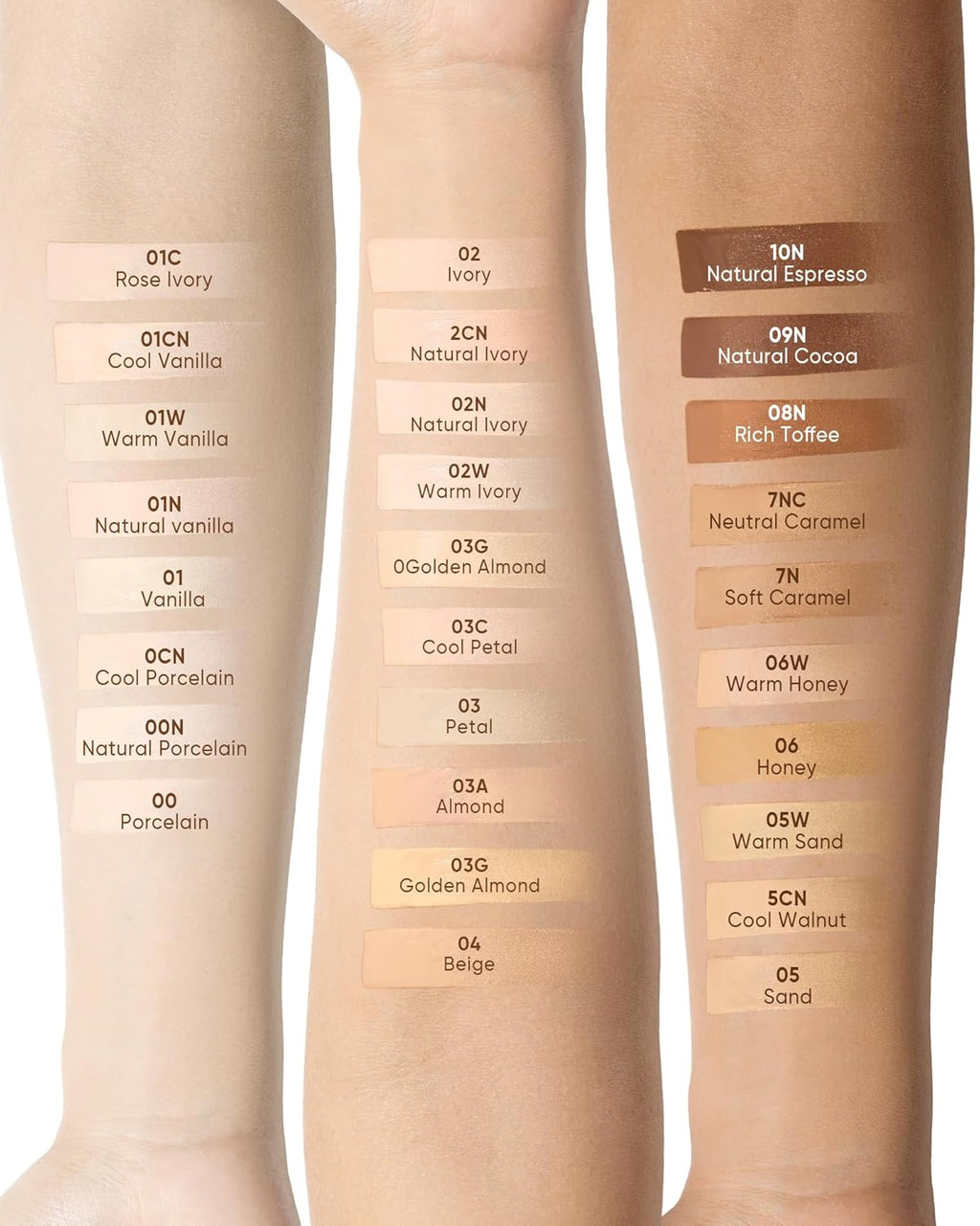 SKINTIFIC Velvet Matte Cushion Foundation Blue #01C Rose Ivory| Full Coverage,12H Oil Control,Ideal for Oily & Combination Skin,Waterproof,Long-Lasting, Lightweight, Hydrating,Transfer-Proof