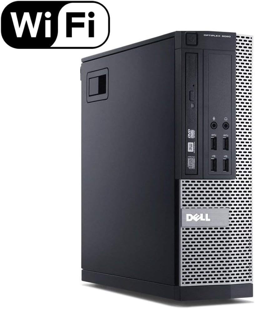 Dell Optiplex 9020 SFF Computer Desktop PC, Intel Core i5 Processor, 16GB Ram, 2TB Hard Drive, WiFi, Bluetooth 4.0, DVD-RW, Dual 24 Inch LCD Monitors Windows 11 Pro (Renewed)
