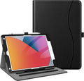 Fintie Case for iPad 9th / 8th / 7th Generation (2021/2020/2019) 10.2 Inch - Corner Protection Multi-Angle Viewing Stand Cover with Pocket & Pencil Holder, Auto Sleep Wake, Black
