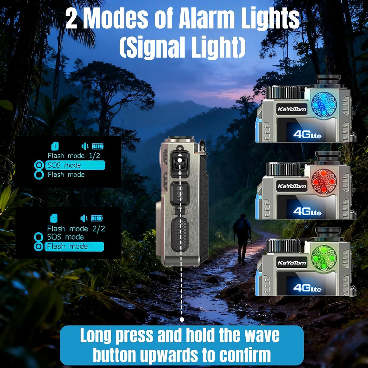 5000+ Miles Range Unlimited Range Walkie Talkies 4G LTE Long Range with Nationwide & Global Range via Free SIM Card,SOS Alert Poc Radios for Hiking,Truck Fleet,Construction site（4 Pack）