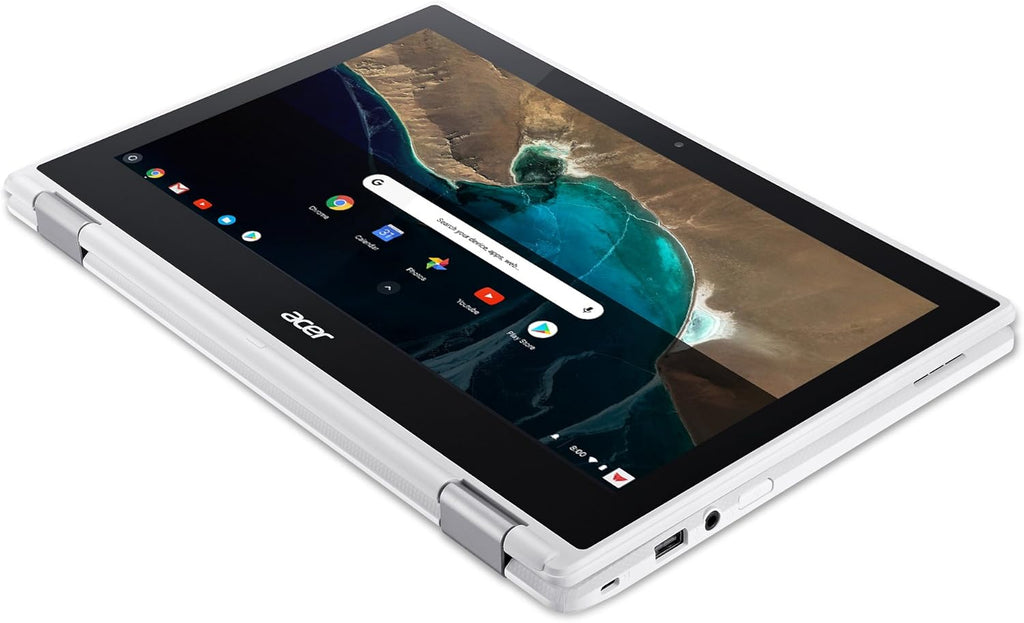 acer Chromebook R 11 Convertible, 11.6-Inch HD Touch, Intel Celeron N3150, 4GB DDR3L, 32GB, CB5-132T-C1LK, Denim White