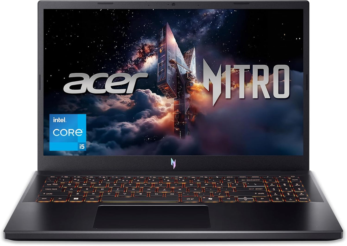 acer Nitro V Gaming Laptop | Intel Core i5-13420H Processor | NVIDIA GeForce RTX 4050 Laptop GPU | 15.6" FHD IPS 165Hz Display | 8GB DDR5 | 512GB Gen 4 SSD | Wi-Fi 6 | Backlit KB | ANV15-52-586Z