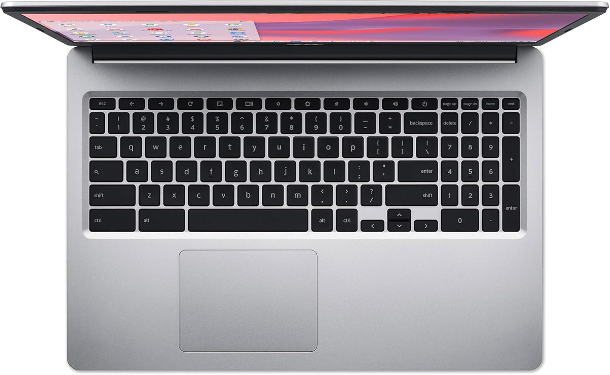 acer Chromebook 315 CB315-3H-C19A Laptop Intel Celeron N4000 15.6 HD (1366 x 768) Display | 4GB LPDDR4 | 64GB eMMC | Intel Wireless 802.11ac Gigabit Wi-Fi | Chrome OS | Sleeve | Pure Silver
