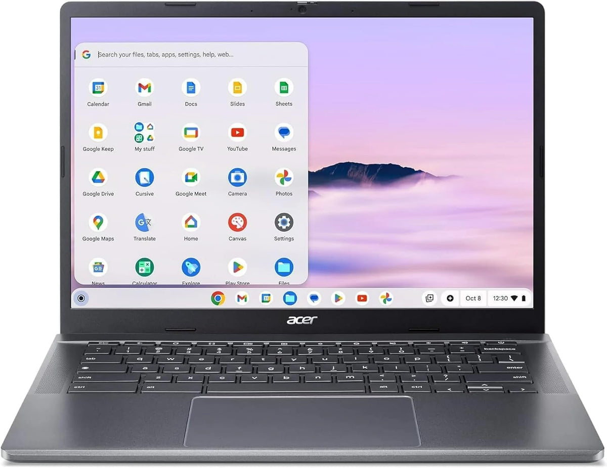 acer 2024 Chromebook Plus 514 Touchscreen Laptop, Intel 8-Core i3-N305, 8GB LPDDR5, 512GB SSD, 14" FHD IPS Touch Display, Wi-Fi 6E, FHD 1080P Webcam(Renewed)