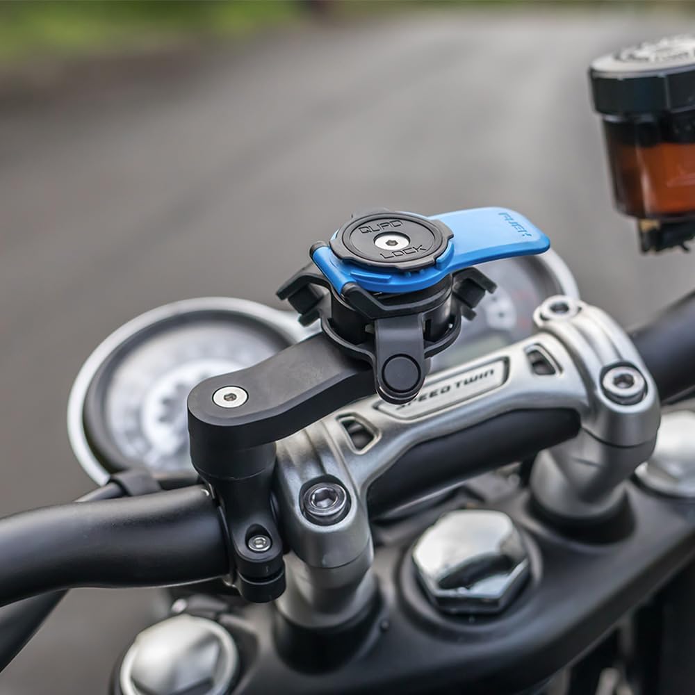 Quad Lock Motorcycle Handlebar Mount Kit with Vibration Dampener and MAG Phone Case for Google Pixel 7a
