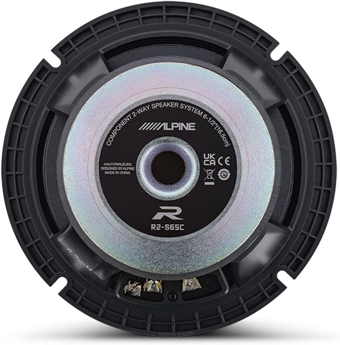 Alpine R2-S65C 6.5" R-Series High-Resolution 2-Way Component Speaker Set, Pair