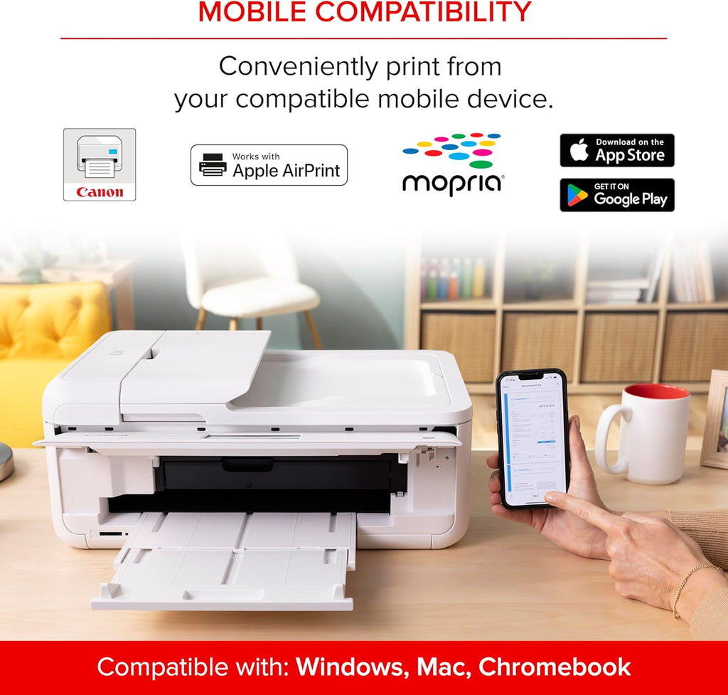 Canon PIXMA TS9521Ca – Wireless Home All-in-One Inkjet Printer