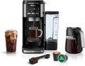 Ninja Drip Coffee Maker | DualBrew™ Pro Hot & Iced Coffee Machine, Single Serve to Carafe | Brew with Pods & Grounds, Compatible with K Cups | 3 Brew Styles, 60oz Removable Reservoir | Black, CFP101