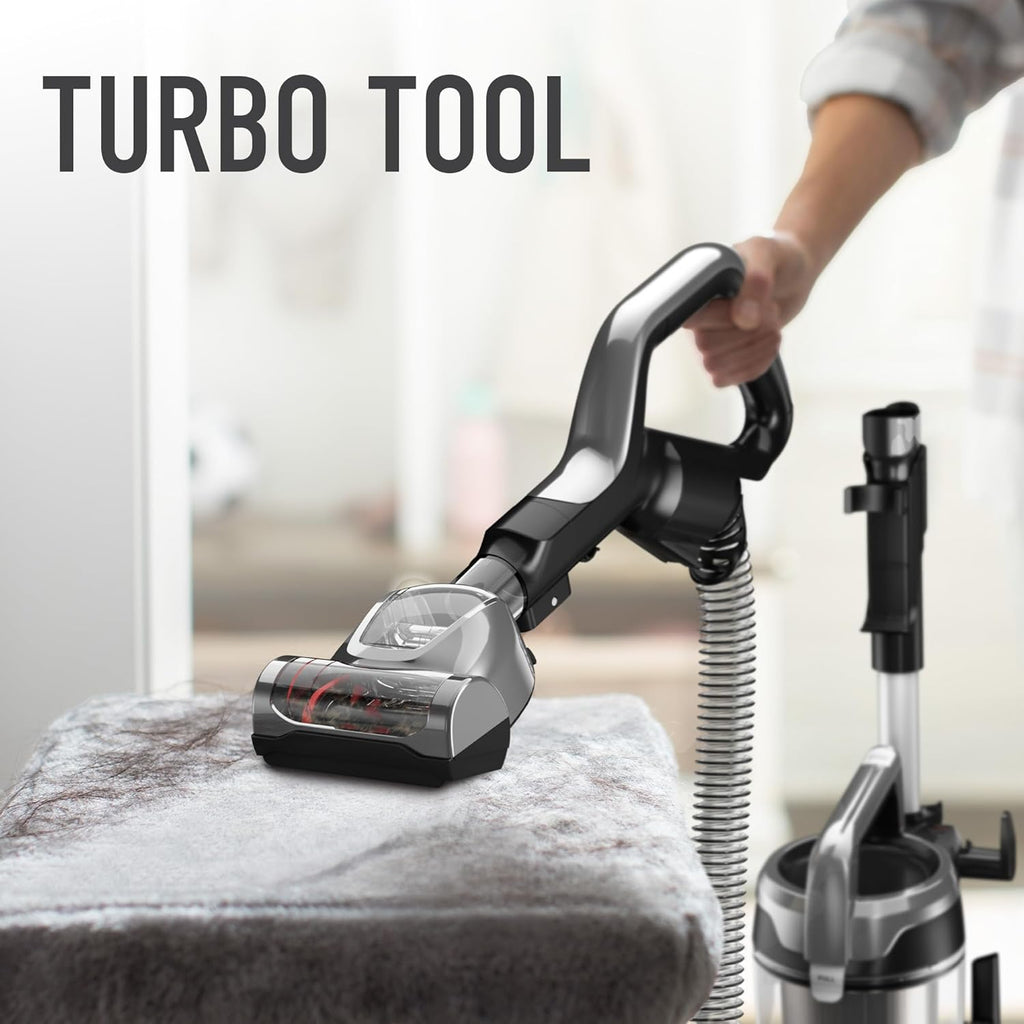 Hoover WindTunnel Swivel Pet Bagless Upright Vacuum Cleaner forhome use on Carpet and Hard Floors, Corded Upright Vacuum Cleaner for Pet Hair, Lightweight Design, Swivel Steering