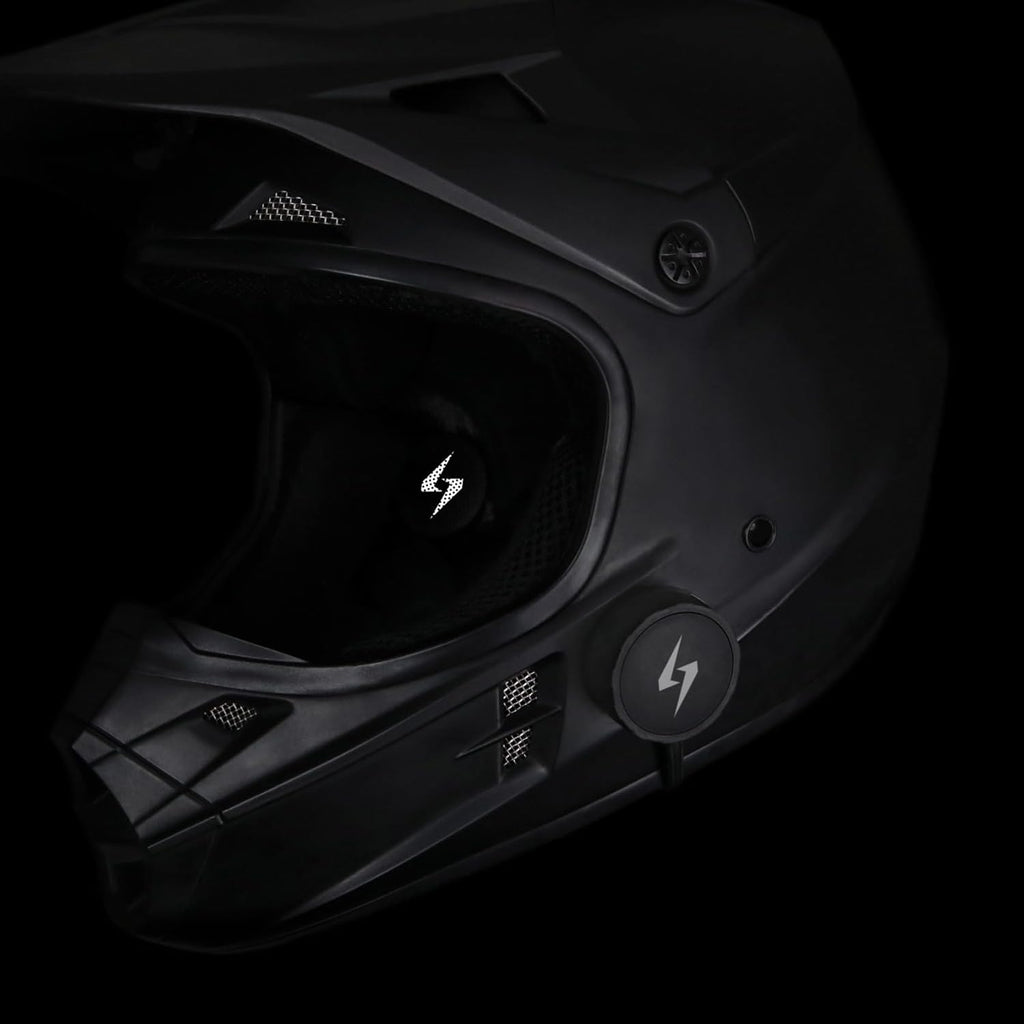 Syphon SoundPro: Ultra-Thin 9.6mm Bluetooth Moto Headphones - Glove-Friendly Controls, Massive Sound, IP55 Waterproof, Built-In Mic, Universal Fit With Any Dirt Bike, Snowmobile, and Motorcycle Helmet