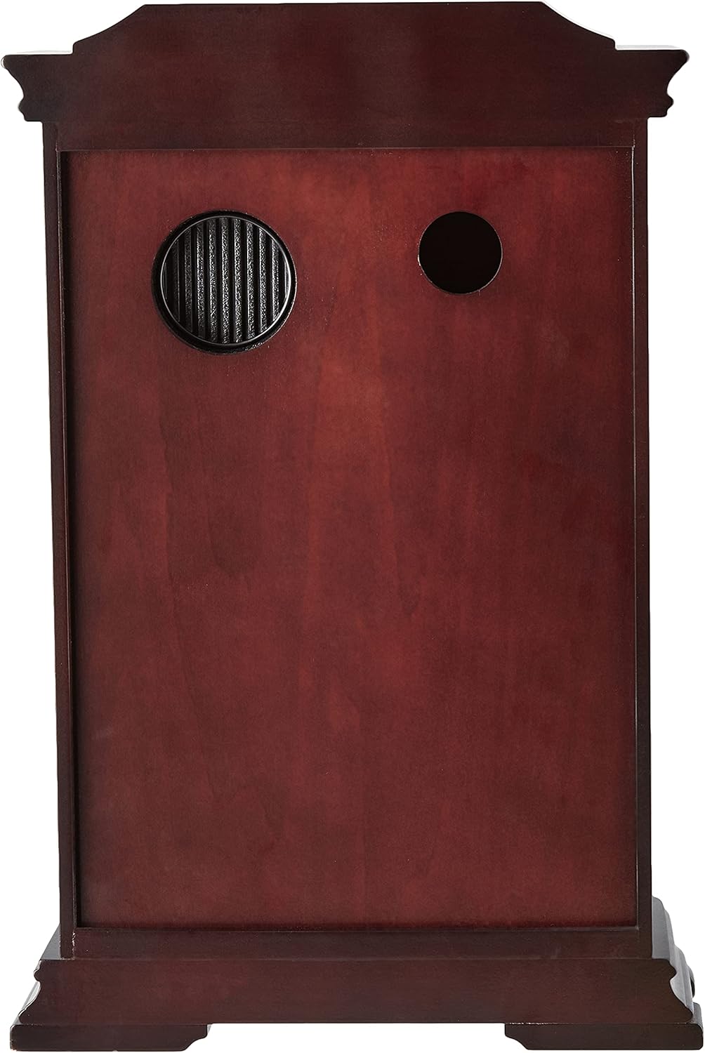 Seiko Dark Brown Mantel Clock with Chime and Pendulum