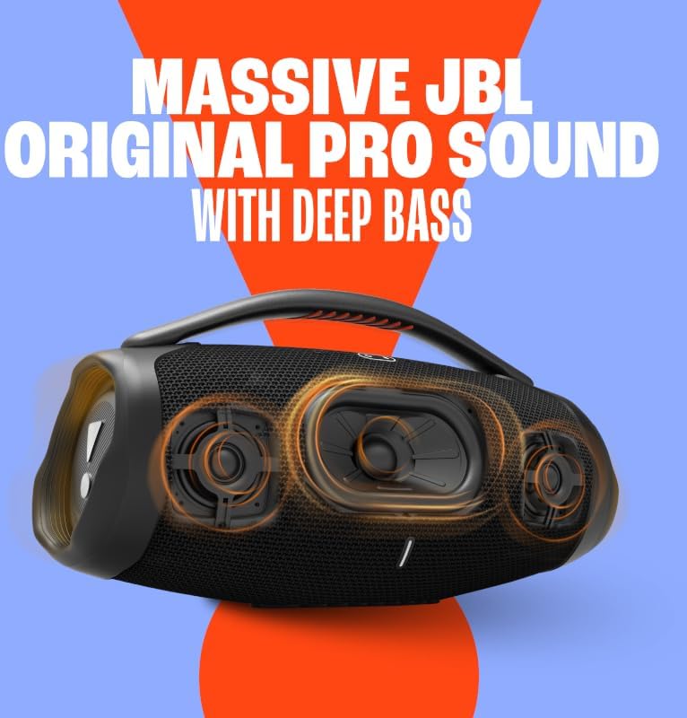 JBL Boombox 3 Wi-Fi Portable Wireless Speaker (Renewed)