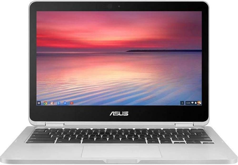 ASUS Chromebook Flip C302 2-in-1 Laptop- 12.5” Full HD Touchscreen, Intel Core M3, 4GB RAM, 64GB Flash Storage, All-Metal Body, USB Type C, Corning Gorilla Glass, Chrome OS- C302CA-DHM4 Silver