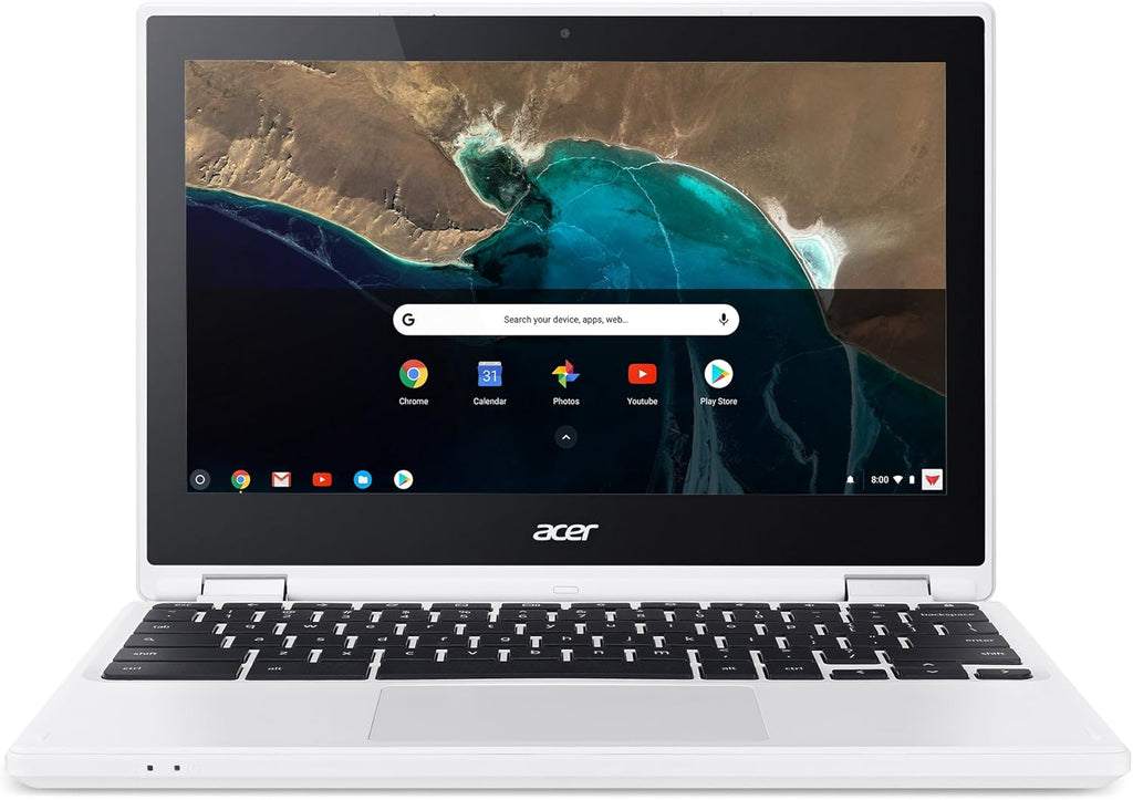 acer Chromebook R 11 Convertible, 11.6-Inch HD Touch, Intel Celeron N3150, 4GB DDR3L, 32GB, CB5-132T-C1LK, Denim White