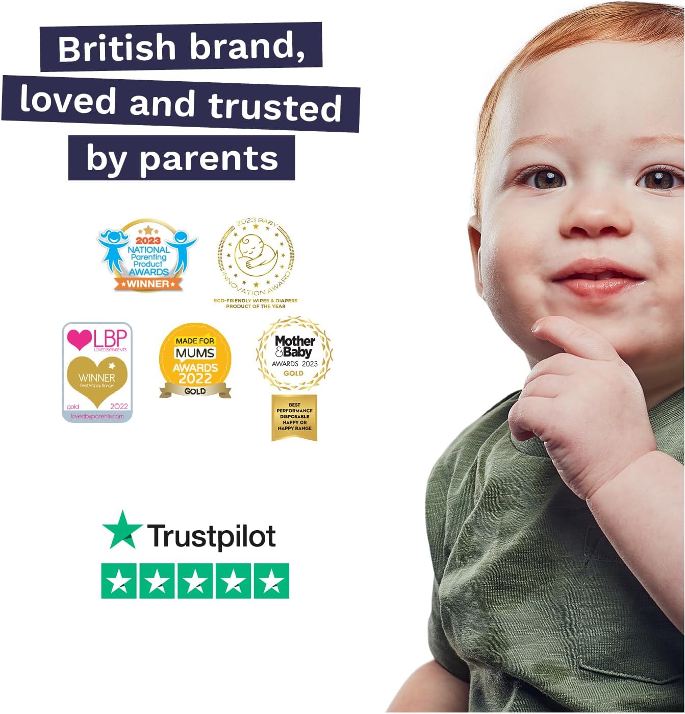 Pura Flushable Toddler Wipes 3 x 60 Wipes (180 Wipes), 100% Plastic Free, 99% Water, Hypoallergenic & Fragrance Free, Totally Chlorine Free, Kids Toilet Wipes, Potty Training