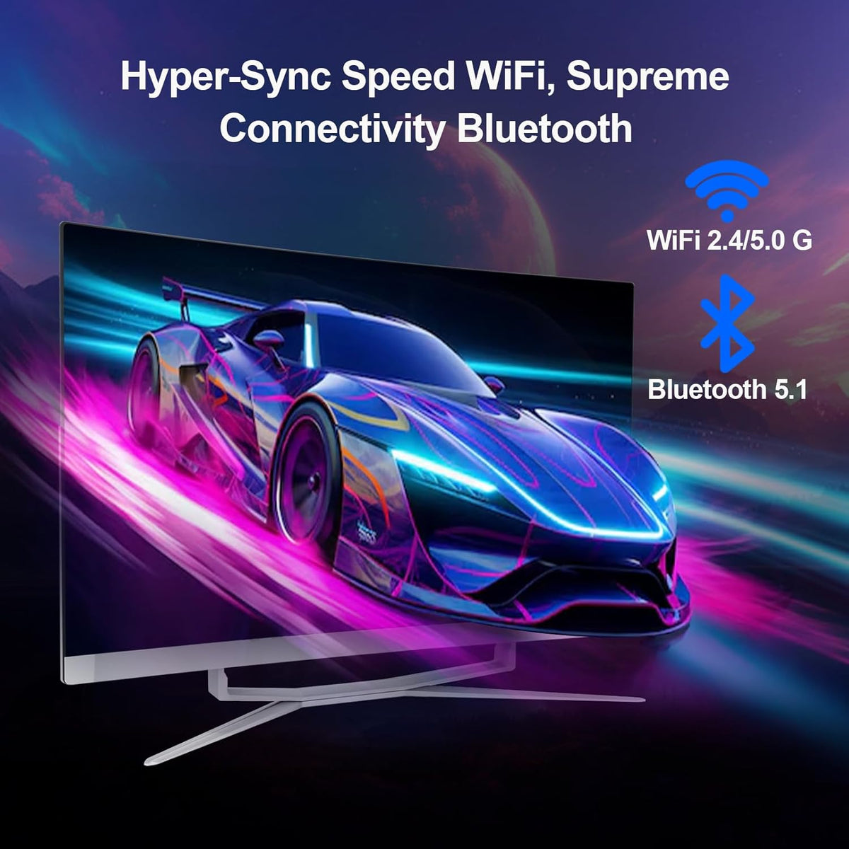 27 inch All-in-One Desktop Computer, Curved FHD Display, All-in-One PC 16GB DDR3 512GB ROM SSD Core i7 7700HQ, HDMI Bluetooth 5.0 Dual Band WiFi with Mouse and Wired Keyboard