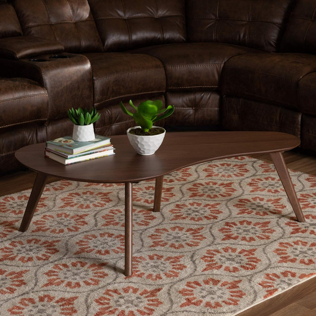 Baxton Studio Coffee Tables, One Size, Walnut