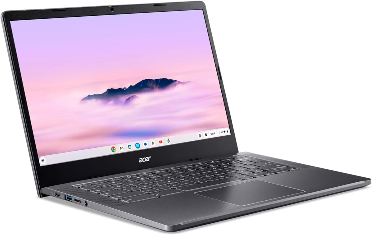 acer Touch Chromebook Plus 14 in Steel Grey with Google AI 8-Core Intel i3 8GB 512GB SSD 14in FHD Intel 4K Graphics Chrome OS (CB514 - Renewed)