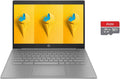 HP HD 14" Chromebook Laptop for Student and Business, Intel Celeron Processor N4120, 4GB RAM 128GB Storage(64GB eMMC + 5ave 64GB Flash Memory), Wi-Fi, Bluetooth, HDMI, Chrome Os, Modern Gray