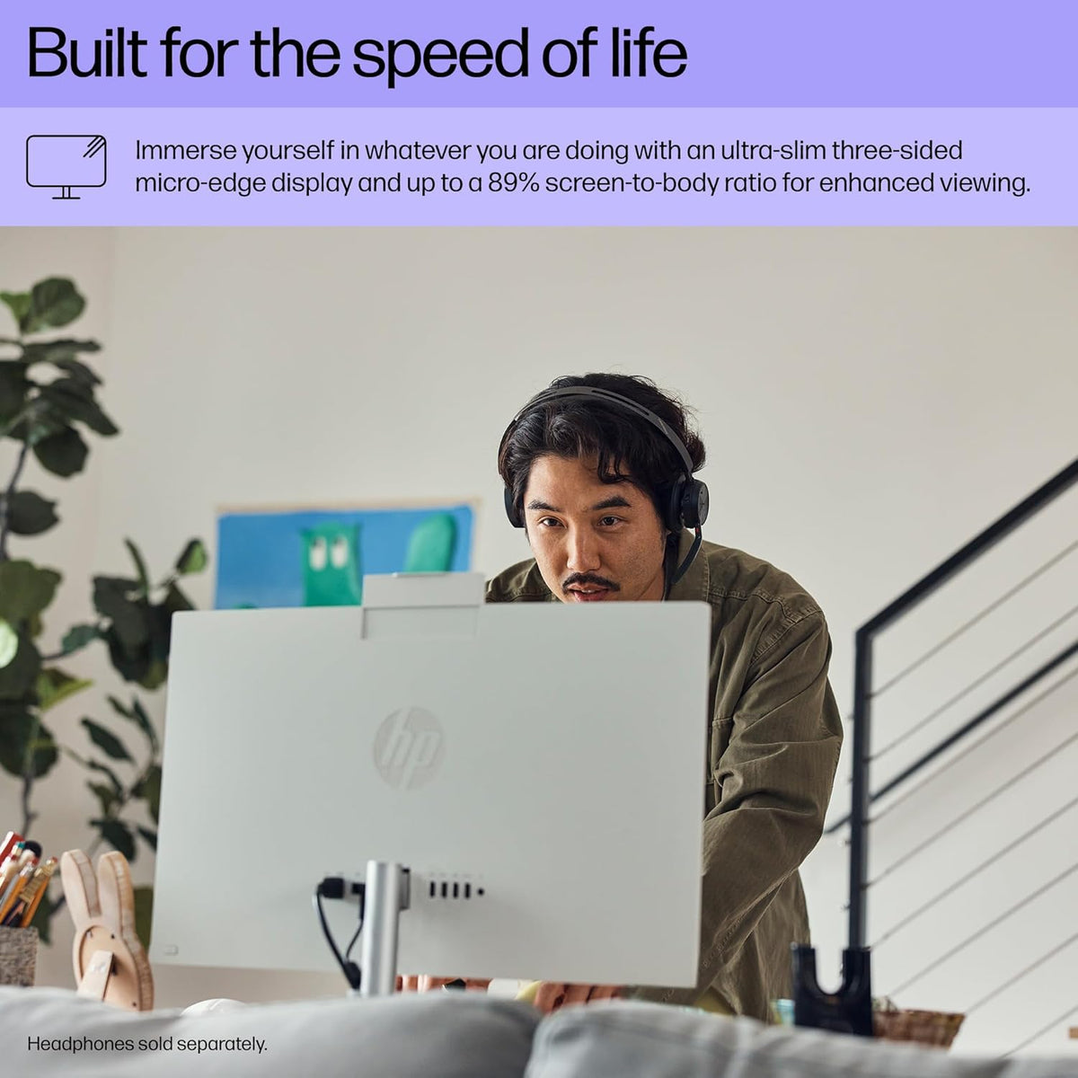 HP 24 Touchscreen All-in-One Desktop Computer for Home School and Office, 16GB DDR4 RAM, 512GB PCIe SSD, Intel Processor, 23.8" FHD, WiFi 6, Bluetooth 5.3, Business AIO, White