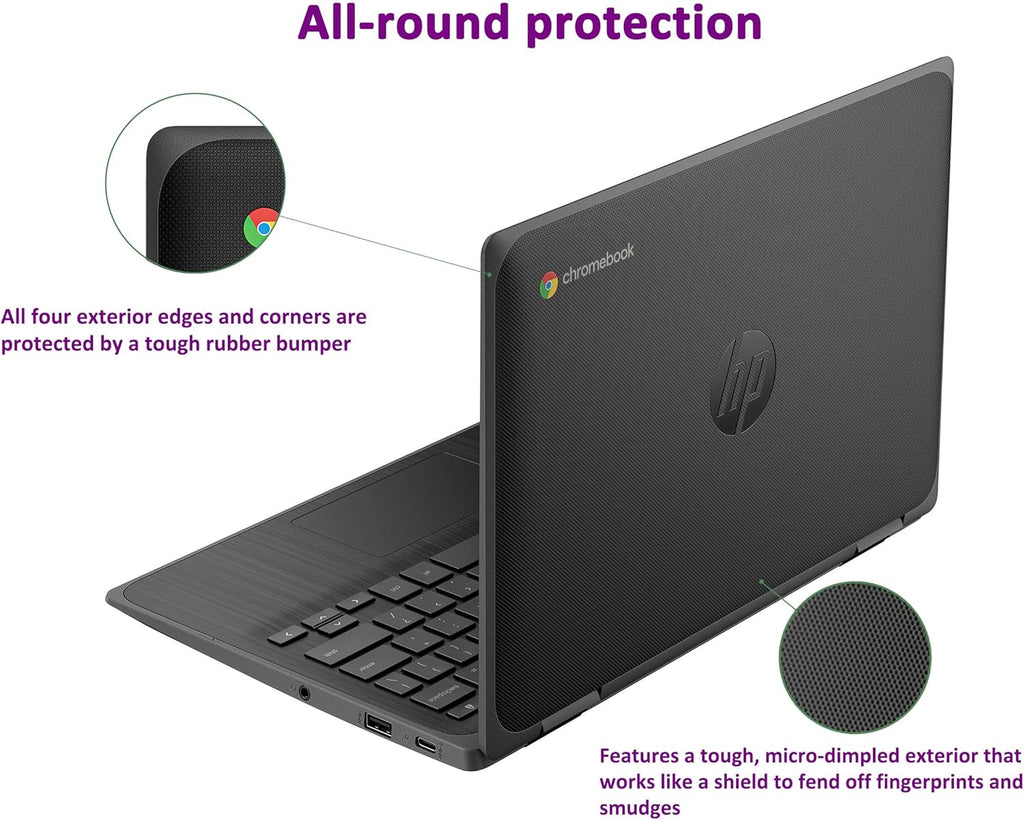 HP Chromebook Pro X360 Fortis 11 2-in-1 Laptop (11.6" Touchscreen, Intel Processor, 8GB RAM, 128GB Storage (64GB+64GB)), Rugged & Spill-Resistant, Convertible, Students & Education, Webcam, Chrome OS