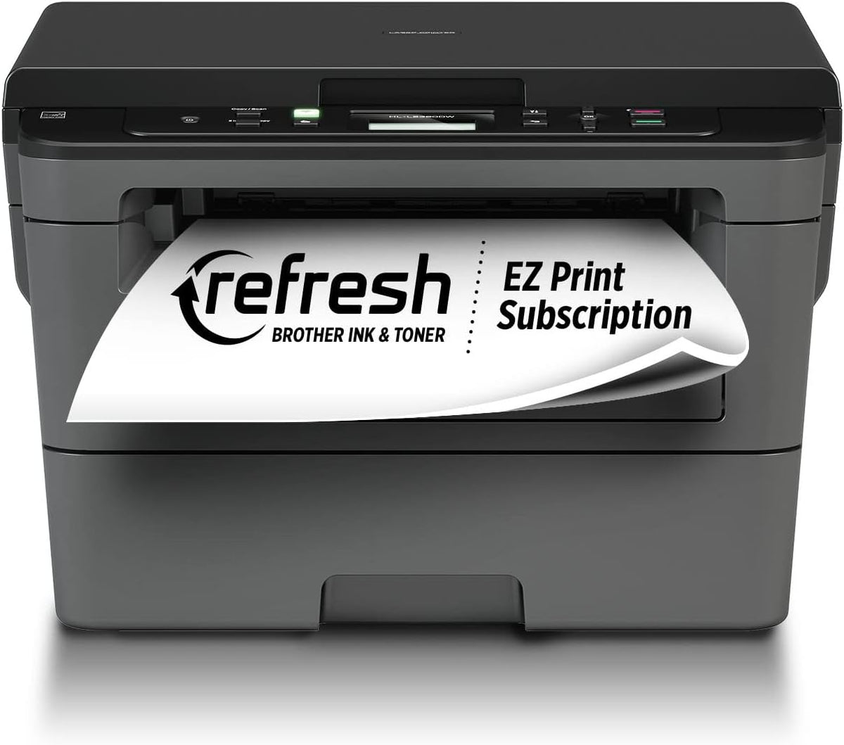 Brother Monochrome Laser HLl2390DW, Wireless Networking, Duplex Printing Refresh Subscription with Free Trial and Amazon Dash Replenishment Read